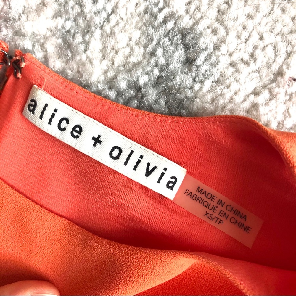 ALICE + OLIVIA two-toned shift dress XS - Picture 5 of 6